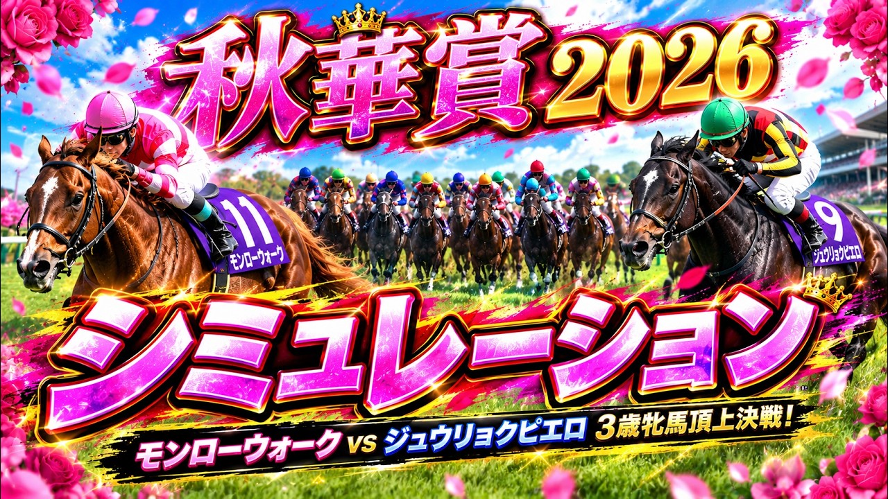 2026秋華賞シミュレーション 牝馬三冠最終戦！オークス馬ジュウリョク