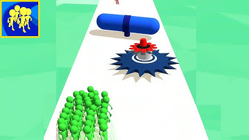 CROWD RUNNERS ALL LEVELS #115 GAMEPLAY WALKTHROUGH PART 18