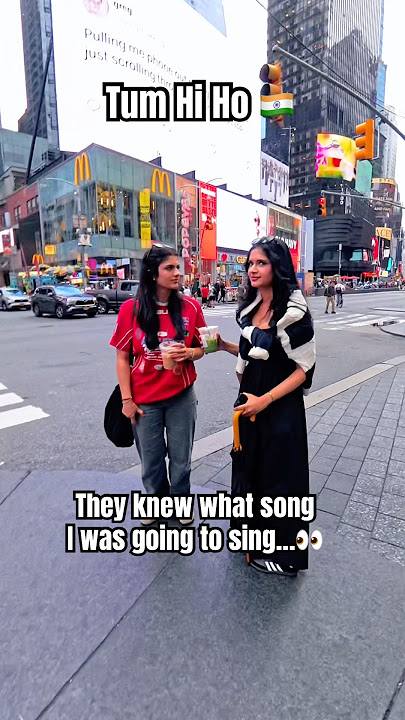 Singing Tum Hi Ho in Public 🇮🇳😳 #india #tumhiho  #bollywood