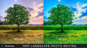 Landscape Photo Editing  - Camera Raw Photoshop Tutorial - Post Processing in 5 Minutes