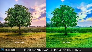 Landscape Photo Editing  - Camera Raw Photoshop Tutorial - Post Processing in 5 Minutes