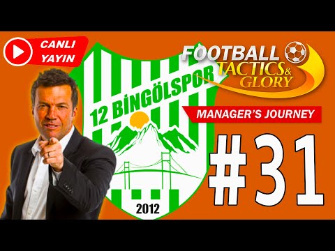 YOLUNDA GİTMİYOR! 12 Bingölspor! Football Tactics & Glory Manager Kariyeri #31