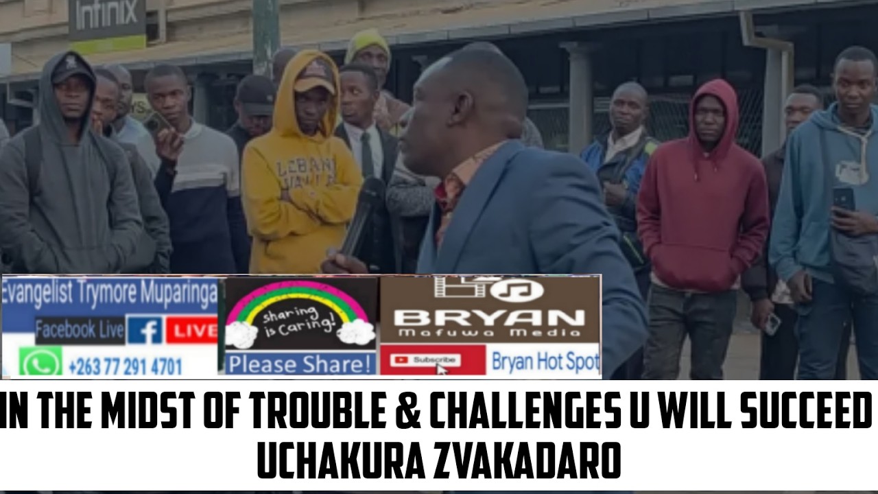 In the midst of trouble & challenges you will succeed. Uchakura zvakadaro - Evangelist T Muparinga