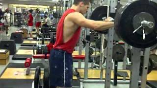 Split Jek attempt 1, 255 pounds