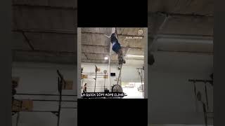 a QUICK 20ft rope climb!!!
