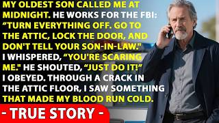 My Oldest Son Called at Midnight — He Works for the FBI — “Hide in the Attic  Right Now ”