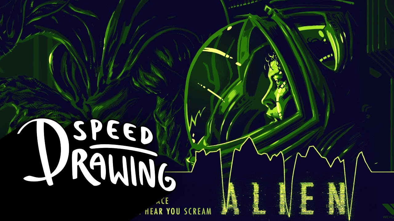 Speed Drawing: Alien