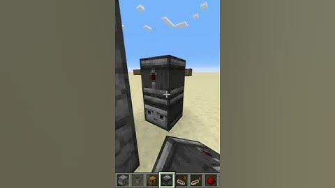 How To Build An Item Elevator In Minecraft! #shorts