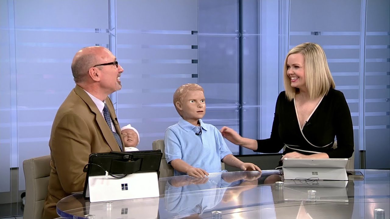 Life-like medical robots are playing an important role in the lives of real patients