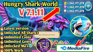 Hungry Shark World Mod Apk 7.1.11 | UNLIMITED GEMS & ALL SHARKS UNLOCKED 2025! screenshot 2