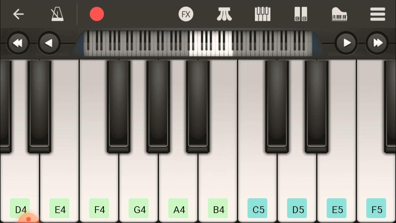 пианино туториал