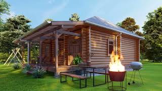 Step Inside Serenity  Cabin Design Tour   Cozy Retreat Revealed!   Modern cabin   cabin house