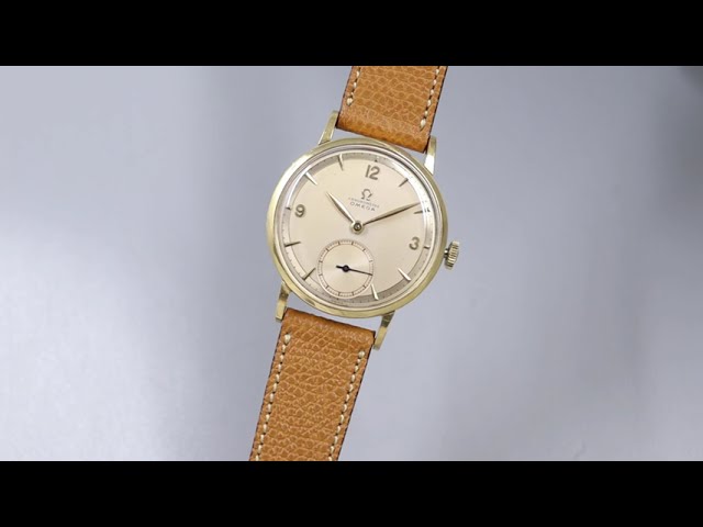 OMEGA/オメガ】18KYG／クロノメーター／Cal.30T2RG／1940年代