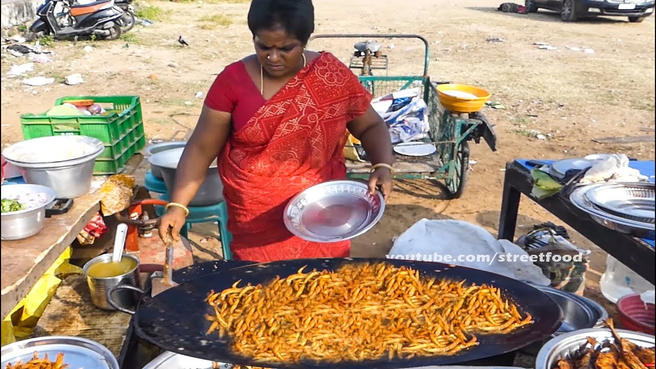 Street Food - Anchovy Fish Fry | STREET FOOD