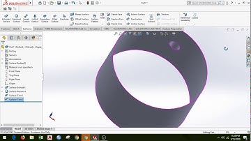 Create Basic Surfaces in SolidWorks: Extrude, Revolve, Loft, Sweep, Knit, and Radiate
