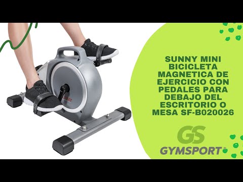 Sunny Mini bicicleta magnetica de ejercicio con pedales para debajo del escritorio o mesa SF-B020026