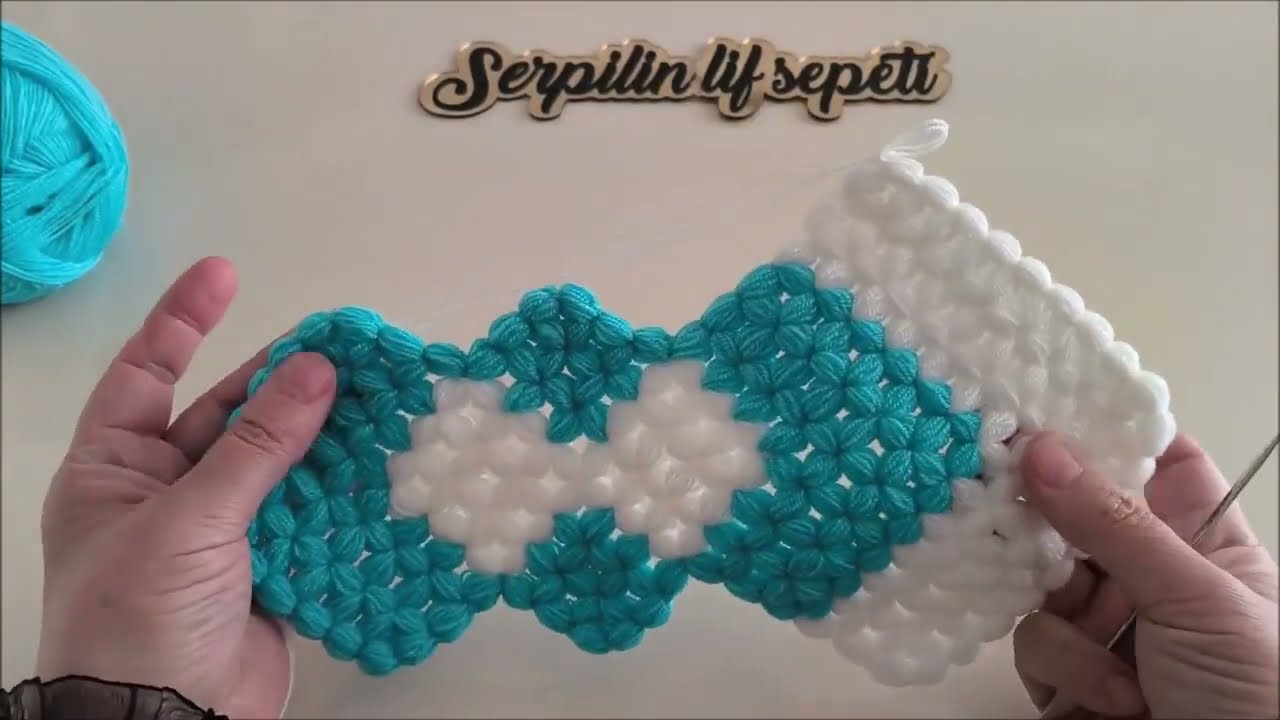 Basit ve Şık 💚 Kare Lif Modeli 💚 Adım Adım Anlatım / Lif modelleri ve yapılışları #kolaytarifler