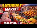 EP 34 |🌅 Saturday Morning Street Market | 🛍️Colors, Food and Local Vibes | Seri Iskandar | Malaysia