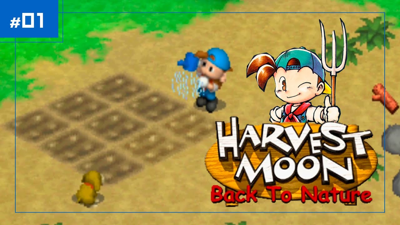 SEJA BEM VINDO À FAZENDA! - HARVEST MOON BACK TO NATURE (PS1) #1 