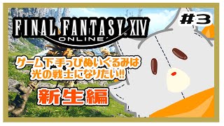 【FF14】ゲーム下手っぴぬいぐるみ光の戦士になりたい！＃3 ※ネタバレ注意　新生編