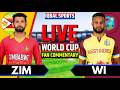 Zimbabwe vs West Indies, T20 World Cup Fan Commentary | Live Cricket Match Today | ZIM vs WI Live