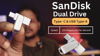 SanDIsk Dual Drive Luxe USB Type-C & Type-A Pen Drive | Review | Hindi