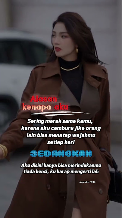 Alasan kenapa aku sering marah sama kamu#masukberanda #storywa #fyp