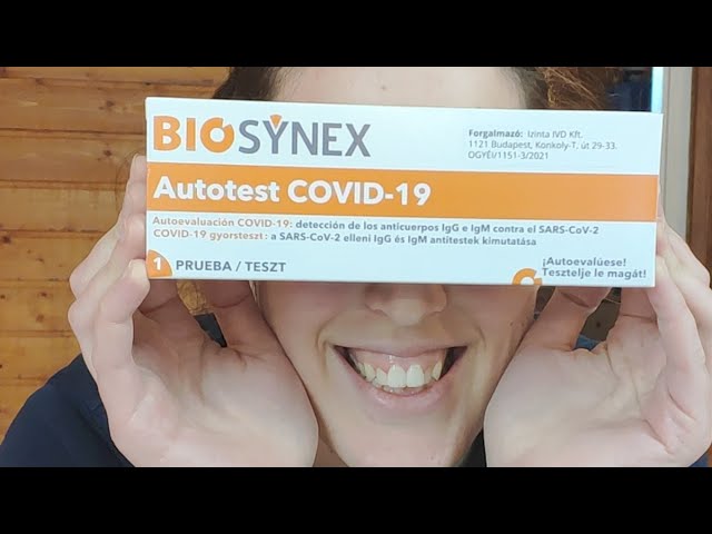 Covid Teszt Eloben Autotest Biosynex Elo 84 Youtube
