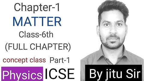 Physics/ICSE/Class 6th/Chapter 1/MATTER by RS LEARNING