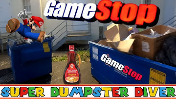 Syrup! GameStop Dumpster Diving! #140! #SuperDumpsterDiver