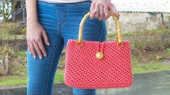 Crochet Jersey Purse - DIY Tutorial for Handbag - Easy T-Shirt Yarn Bolsa Bag - Durasi: 6.20. 
