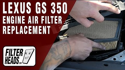 How to Replace Engine Air Filter 2013 Lexus GS 350 3.5L V6 | AF4068, TA36103
