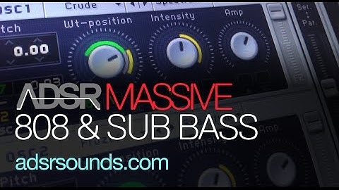 NI Massive - 808 & Sub Bass Tips and Tricks