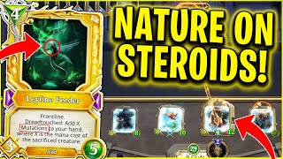 *NEW* MUTATION FOOD CHAIN deck is Crazy! Gods Unchained Gameplay - Weekend Ranked