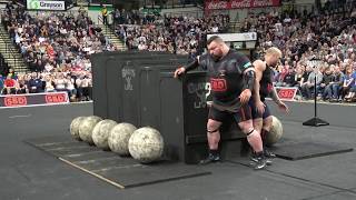 Britain's Strongest Man 2018: Eddie Hall beats Graham Hicks with Atlas Stones finale