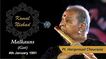 Raag Malkauns | Pt. Hariprasad Chaurasia | Hindustani Classical Bansuri / Flute | Part 2/4