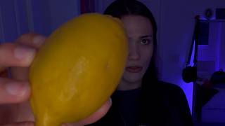 ASMR with a lemon