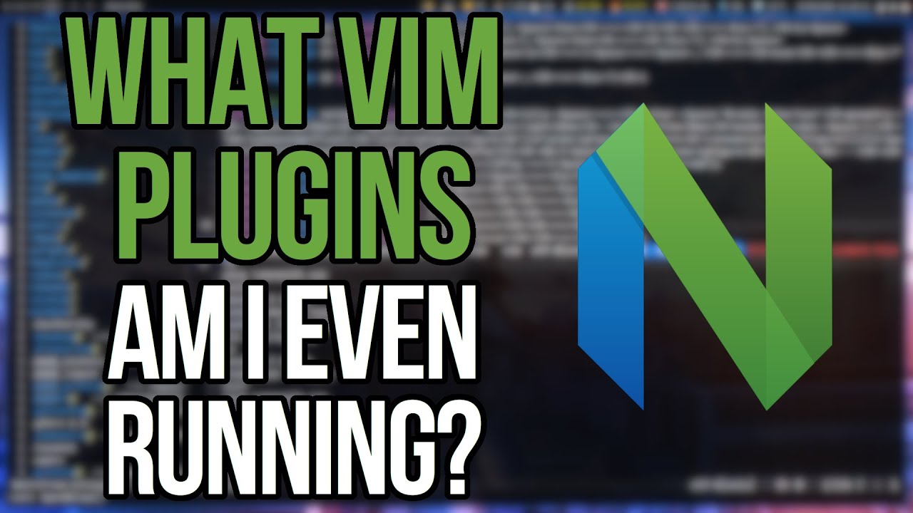 Vim: There's No Such Thing As Too Many Vim Plugins - YouTube