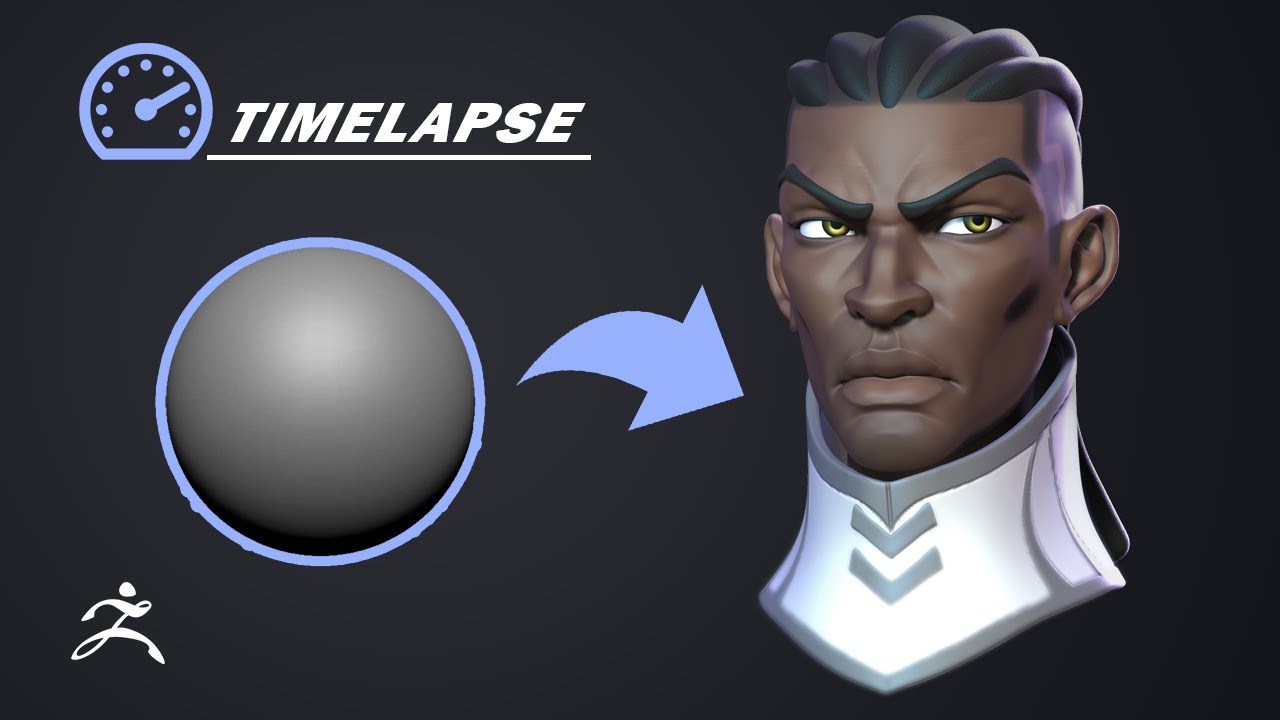 Zbrush STYLIZED 3D sculpt  "Lucian from League of Legends"