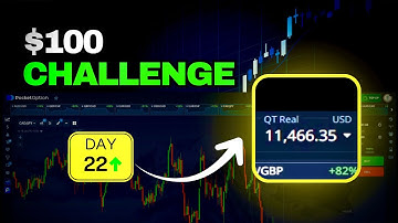 Pocket Option Strategy | Binary Options Trading Strategy | $100 Trading Challenge (Live Results)