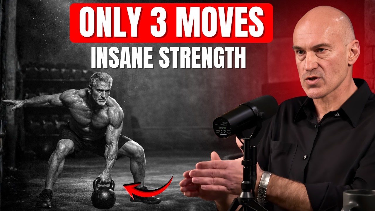 Всего 3 упражнения с гирей, необходимые для невероятной силы в любом возрасте.