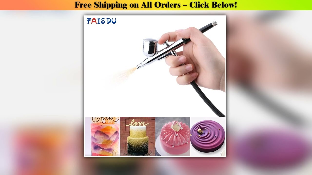 FAIS DU Chocolate Mousse Pigment Cake Airbrush Decorating Art Coloring Painted Baking Decoration
