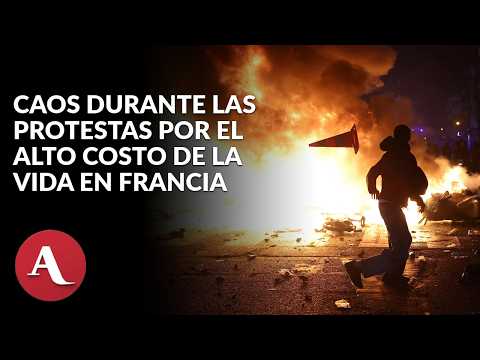 Francia: saqueos, enfrentamientos e incendios por alto costo de vida y malas condiciones educativas