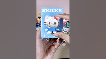 ASMR BRICKS MINI LEGO MIMMY KITTY #lego #bricks #buildingbricks #hellokitty  #cute #letsplay #toys