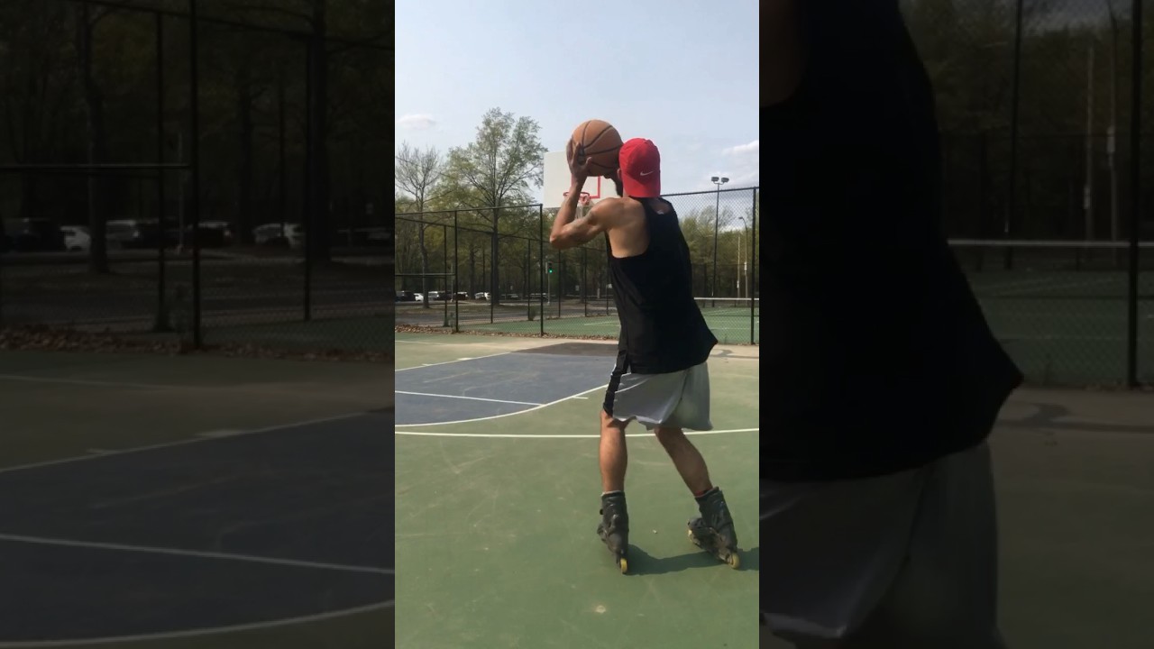 Basketball Moves + Skating Skills 😮🏀🛼 Bladeball Ryan Cohen Roller/Inline Basketball 