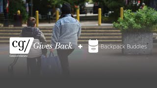 Cg Gives Back Christian Jarvis Backpack Buddies