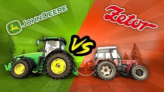 JOHN DEERE VS ZETOR | Farming Simulator 19