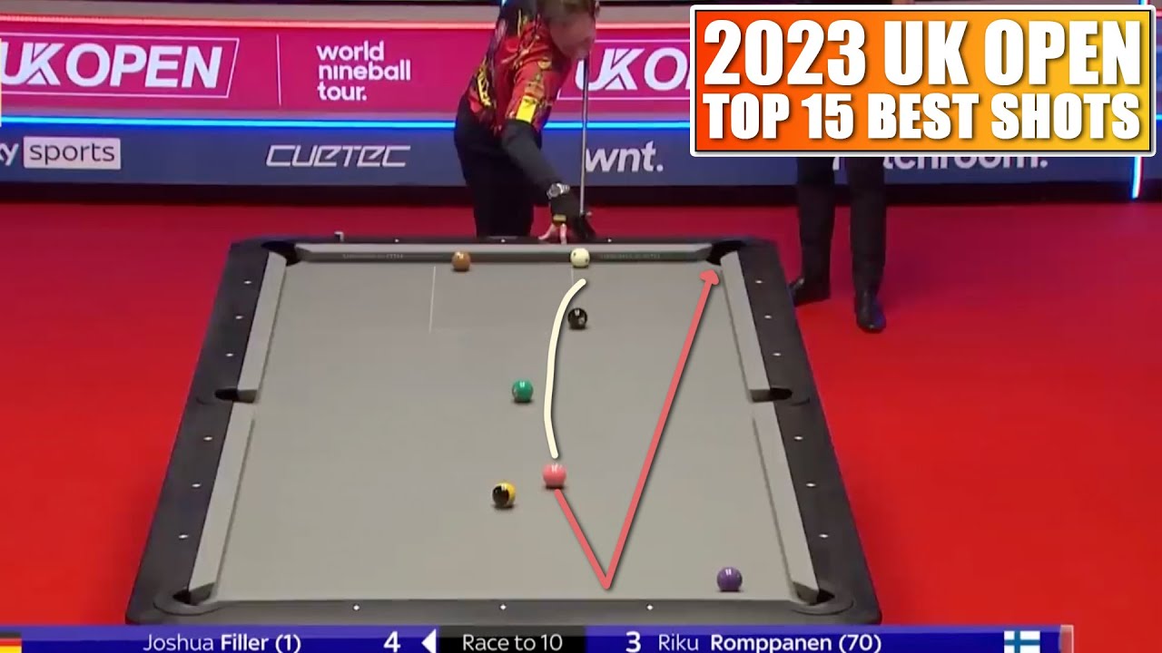 Image of video the TOP 15 BEST SHOTS | UK OPEN 2023  (9-Ball Pool) 10