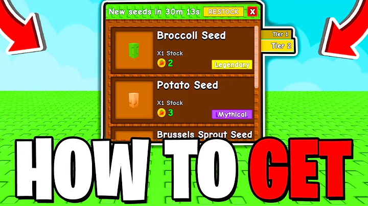 HOW TO GET TIER 2 SAM SHOP & NEW SEEDS SHOWCASE In Grow A Garden! (Feed NPC To Unlock) Roblox