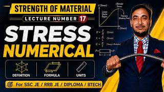 Stress Strain Numerical || Strength of material Lecture 17